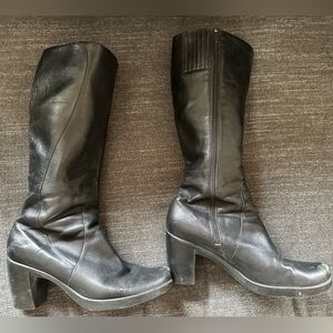 Dansko calf high black boots wide calf size 42